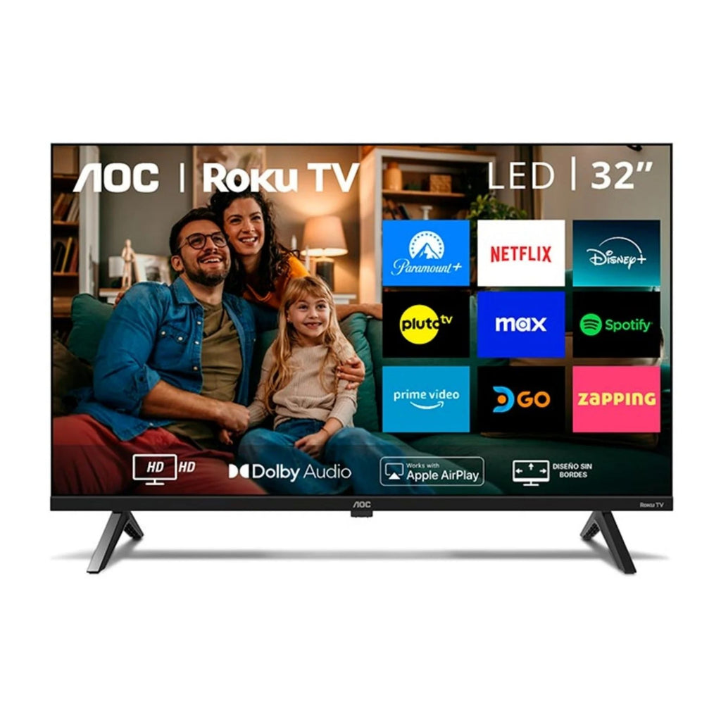 AOC TV 32 PULGADAS HD ROKU  SMART TV