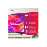 AOC TV 32 PULGADAS HD ROKU  SMART TV