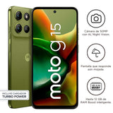 MOTOROLA G15 VERDE 4+256GB
