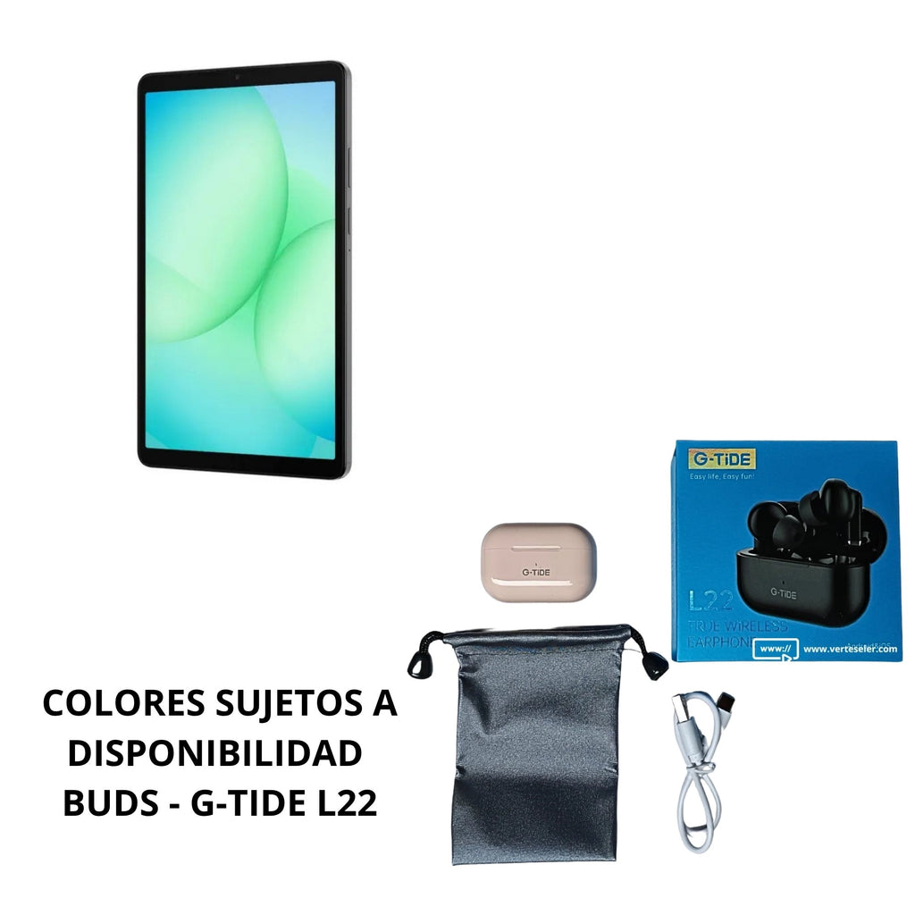 SAMSUNG TAB A11 8.7 PULGADAS GRIS  + BUDS L22