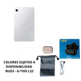SAMSUNG TAB A11 8.7 PULGADAS PLATA + BUDS L22