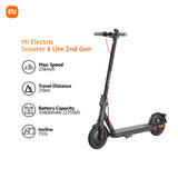 XIAOMI 4 LITE 2DA GEN SCOOTER NEGRO